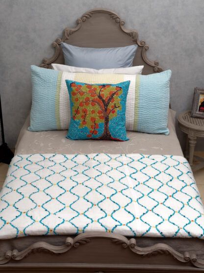 Blue Grid Quilt